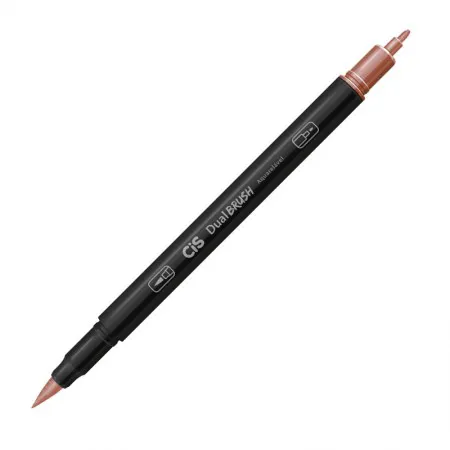 Caneta Pincel dual Brush Aquarelável - (11) - Marrom Terra - Cis