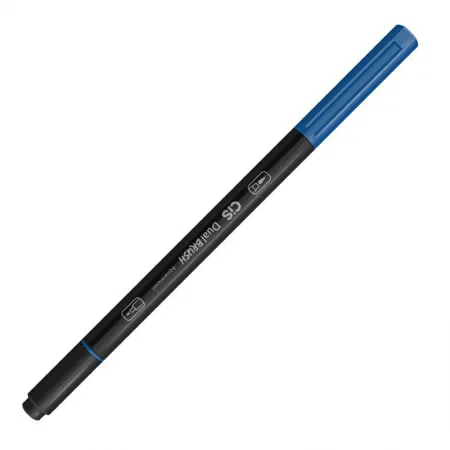 Caneta Pincel dual Brush Aquarelável - (04) - Azul Cobalto - Cis