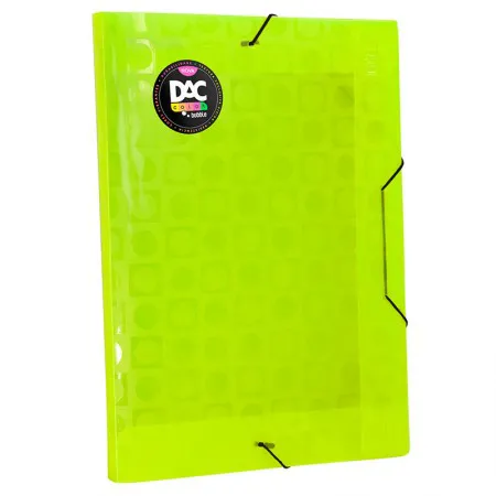 Pasta aba elástico ofício lombo 20mm Amarelo 902PP/AM Dac