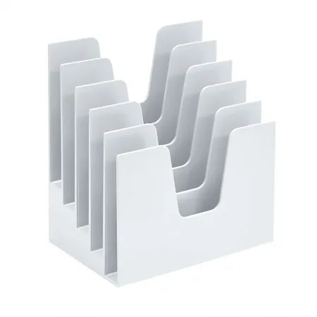 Organizador de documentos 5 divisões Branco - 225.2 - Acrimet