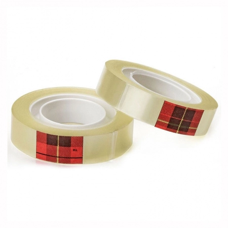 Fita Scotch transparente com 2 rolos - 12mmx20m - 3M