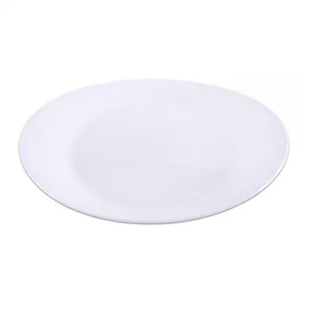 Prato oval grande branco - 8591 - com 10 unidades - Prafesta