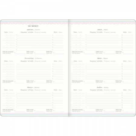 Agenda planner grampeado mensal Soho 2027 - Tilibra
