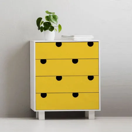 Adesivo Amarelo rolo com 10 metros - 6542C - Contact