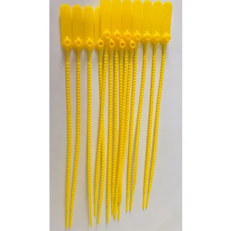 Lacre espinha de peixe 23cm amarelo com 100 unidades