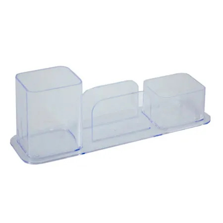 Porta lembrete/lápis/clips - cristal - 3031.H - Dello