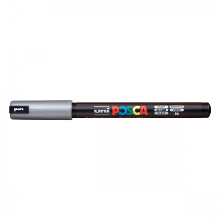 Caneta Posca PC-1MR - Prata - Uni-Ball