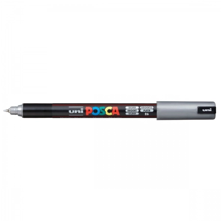Caneta Posca PC-1MR - Prata - Uni-Ball