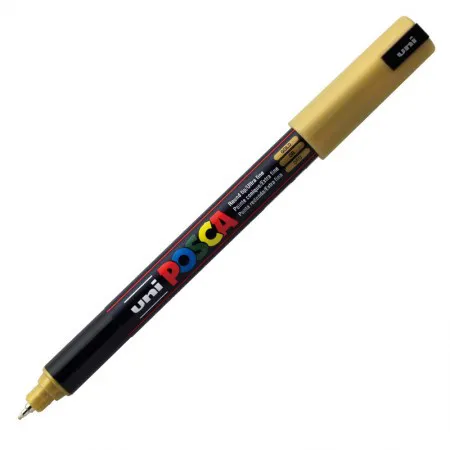 Caneta Posca PC-1MR - Ouro - Uni-Ball