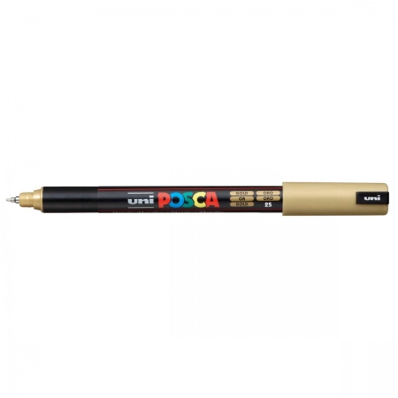 Caneta Posca PC-1MR - Ouro - Uni-Ball