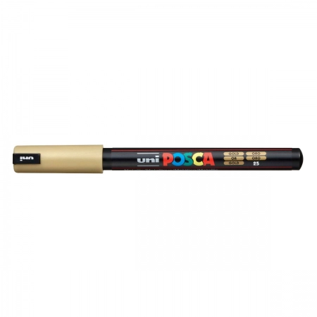 Caneta Posca PC-1MR - Ouro - Uni-Ball