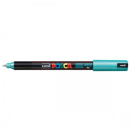 Caneta Posca PC-1MR - Verde Metálico - Uni-Ball