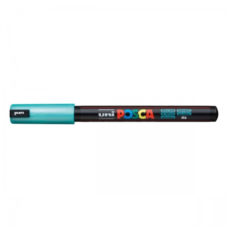 Caneta Posca PC-1MR - Verde Metálico - Uni-Ball