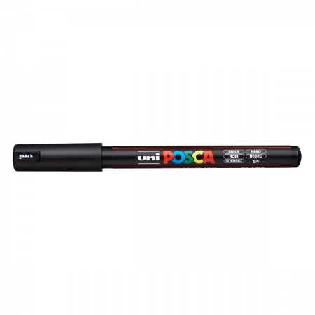 Caneta Posca PC-1MR - Preto - Uni-Ball