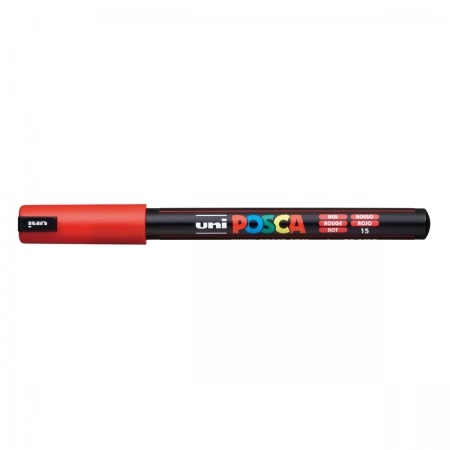 Caneta Posca PC-1MR - Vermelho - Uni-Ball