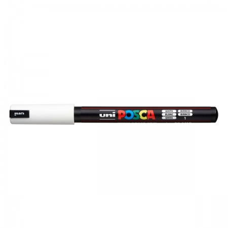 Caneta Posca PC-1MR - Branco - Uni-Ball