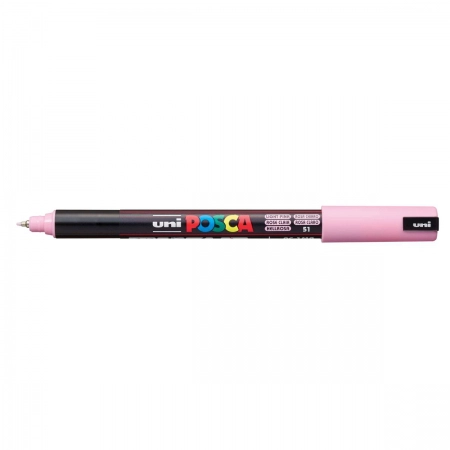 Caneta Posca PC-1MR - Rosa Claro - Uni-Ball