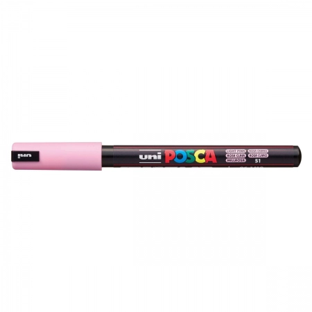 Caneta Posca PC-1MR - Rosa Claro - Uni-Ball