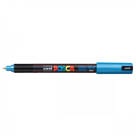 Caneta Posca PC-1MR - Azul Metálico - Uni-Ball