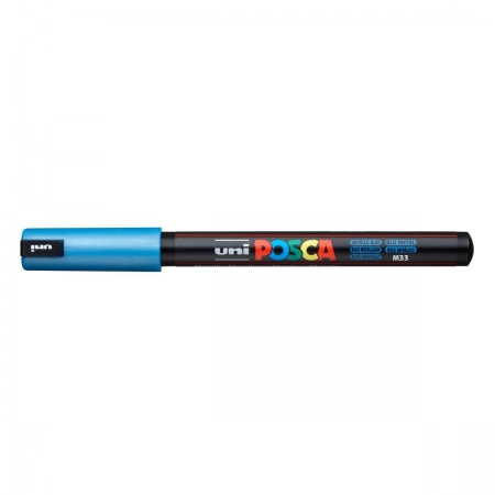 Caneta Posca PC-1MR - Azul Metálico - Uni-Ball