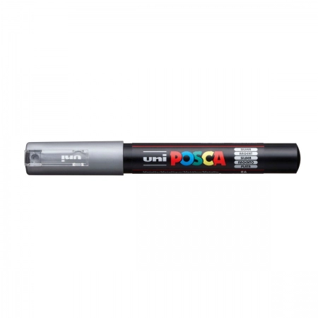 Caneta Posca PC-1M - Prata - Uni-Ball