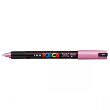 Caneta Posca PC-1MR - Rosa Metálico - Uni-Ball