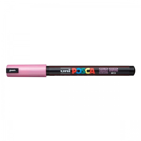 Caneta Posca PC-1MR - Rosa Metálico - Uni-Ball