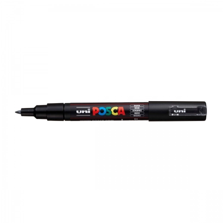 Caneta Posca PC-1M - Preto - Uni-Ball