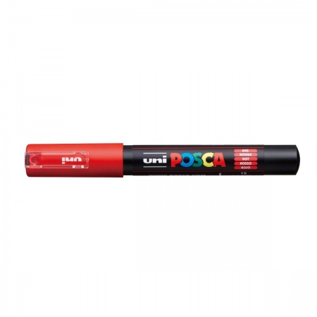 Caneta Posca PC-1M - Vermelho - Uni-Ball
