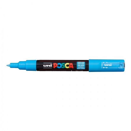 Caneta Posca PC-1M - Azul Claro - Uni-Ball