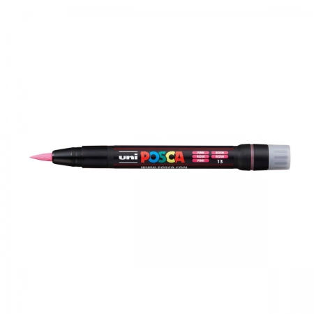 Caneta Posca Brush PCF-350 - Rosa - uni-ball