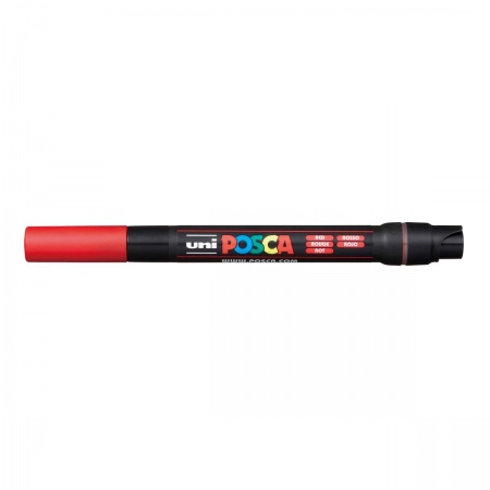 Caneta Posca Brush PCF-350 - vermelho - Uni-Ball