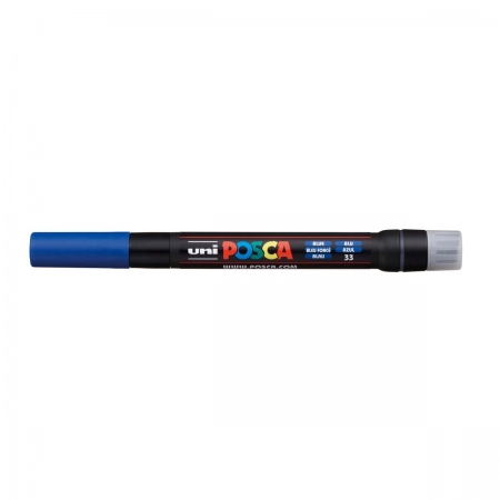 Caneta Posca Brush PCF-350 - azul - Uni-Ball