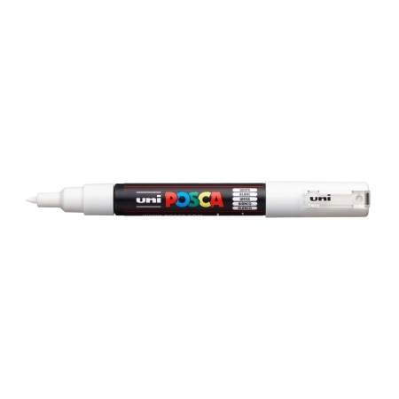 Caneta Posca PC-1M - Branco - Uni-Ball