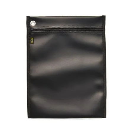 Malote média com zíper - 35x26cm - preta - Goodie