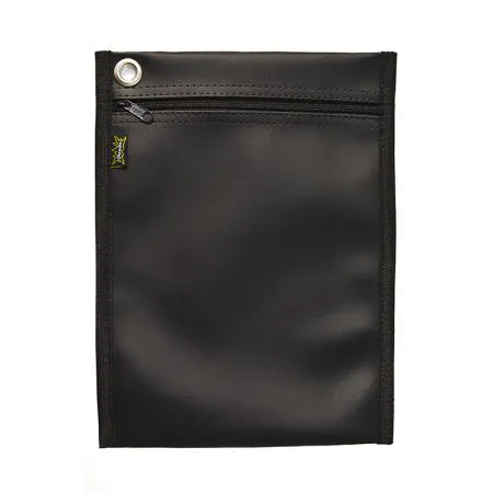 Malote pequena com zíper - 30x22,5cm - preta - Goodie