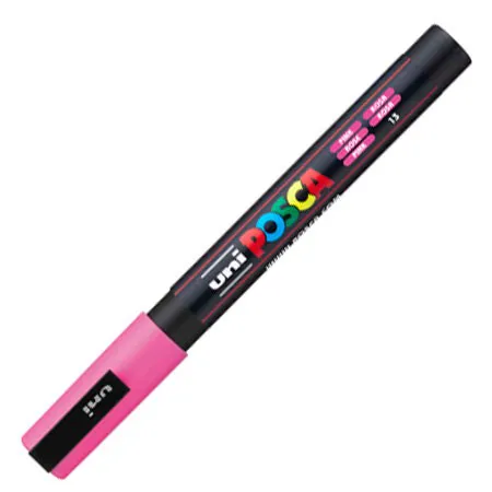 Caneta Posca PC-3M - Rosa - Uni-Ball
