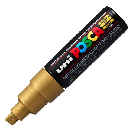 Caneta Posca PC-8K - Ouro - Uni-Ball