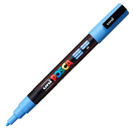 Caneta Posca PC-3M - Azul Céu- Uni-Ball
