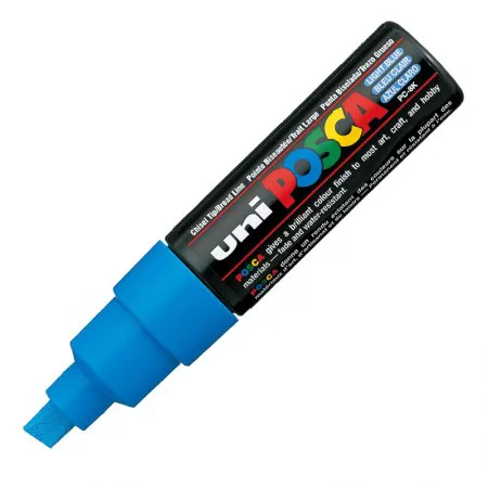 Caneta Posca PC-8K - Azul Claro - Uni-Ball