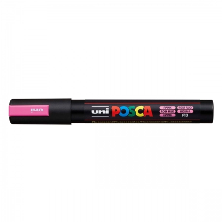 Caneta Posca PC-5M - Rosa Fluorescente - Uni-Ball