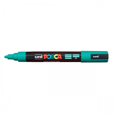 Caneta Posca PC-5M - Verde Esmeralda - Uni-Ball