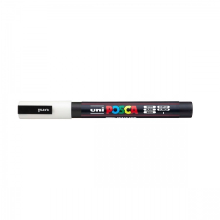 Caneta Posca PC-3M - Branco - Uni-Ball