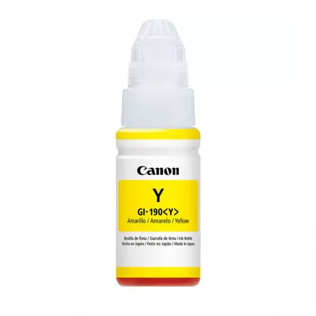 Garrafa de tinta Canon GI190Y Amarelo 70ml