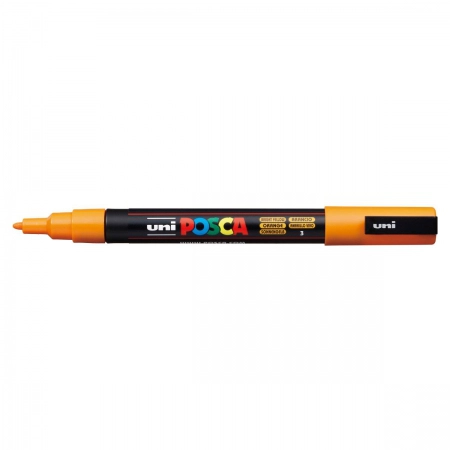 Caneta Posca PC-3M - Amarelo Bright - Uni-Ball