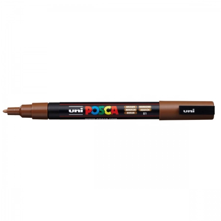 Caneta Posca PC-3M - Marrom - Uni-Ball