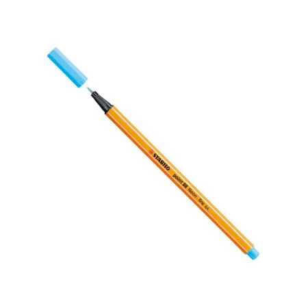 Caneta hidrográfica Fine Point 88/031 - Azul neon - Stabilo