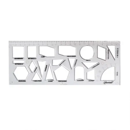 Régua geométrica 2600 -  Acrinil