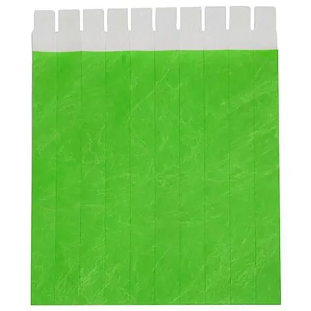 Pulseira de identificação tyvek Verde com 1000 unidades - Singularis