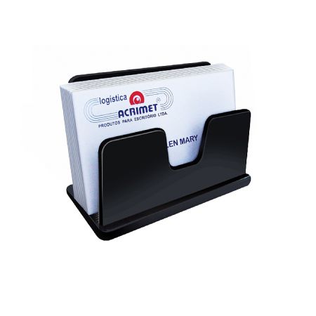 Porta cartão de visita Classic preto 730.5 - Acrimet